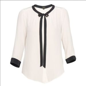Babaton Aritzia silk blouse